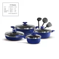 Juego de Ollas Antiadherentes Finezza FZ-1625T-2 Azul de 11 Piezas - Imagen 4