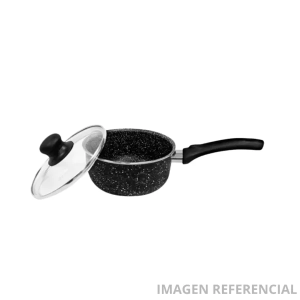 Juego de Ollas Antiadherente Ultragranito 11 Pzs Finezza FZ-X1705M Negro - Imagen 2