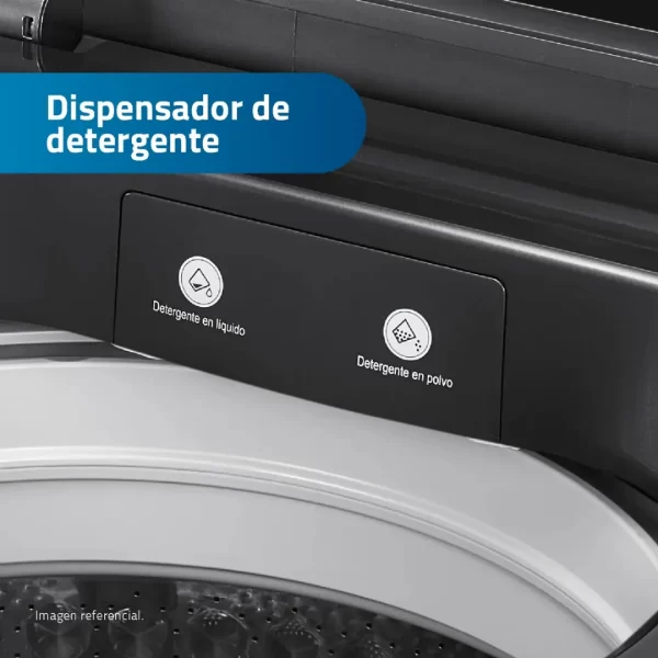 Lavadora Automática Carga Superior Indurama 18kg LRI-18DTN Color Titanio - Imagen 4