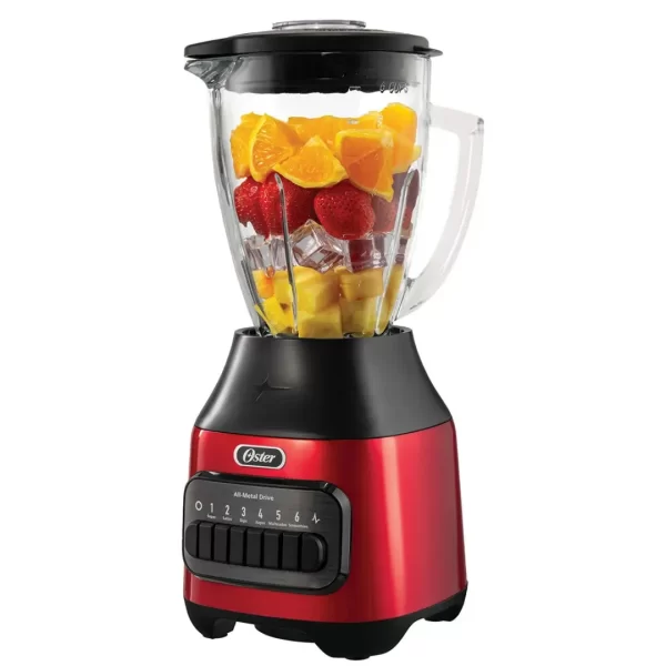 Licuadora Oster® con Vaso de Vidrio y 6 Velocidades más Pulso BLSTPEG-CPB - Imagen 2