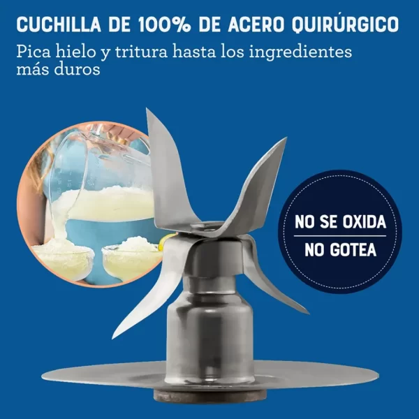 Licuadora Oster® con Vaso de Vidrio y 6 Velocidades más Pulso BLSTPEG-CPB - Imagen 13