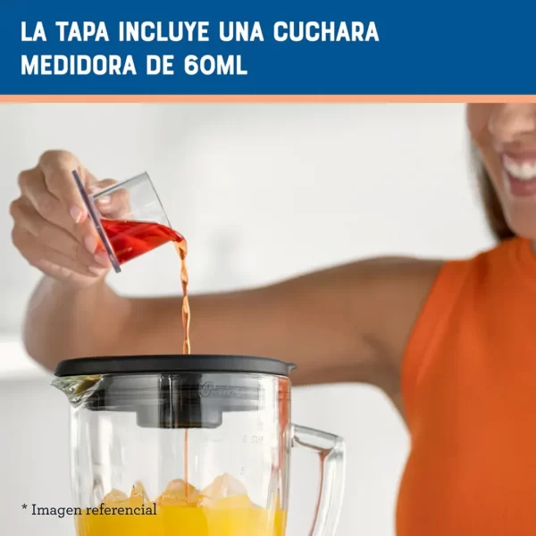 Licuadora Oster® con Vaso de Vidrio y 6 Velocidades más Pulso BLSTPEG-CPB - Imagen 6