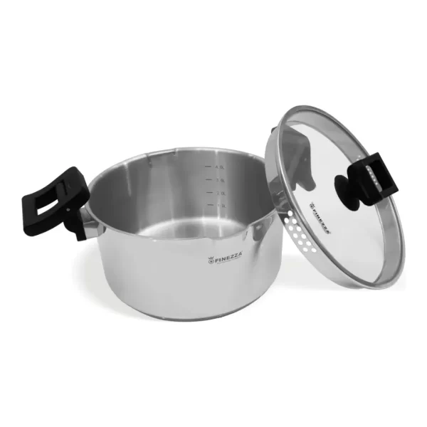 Olla de Acero Inoxidable Finezza FF-0010-IN (24 cm, 5 L) - Imagen 2