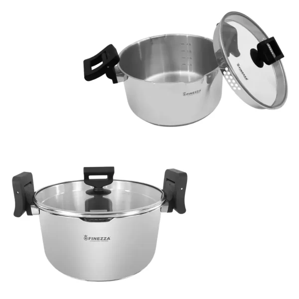 Olla de Acero Inoxidable Finezza FF-0010-IN (24 cm, 5 L) - Imagen 4