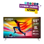 ¡Lleva el Cine a Casa! Smart TV Hyundai 65" 4K QLED con Google TV: Colores Ultra Vivos, Control por Voz y Todo el Streaming en Pantalla Gigante